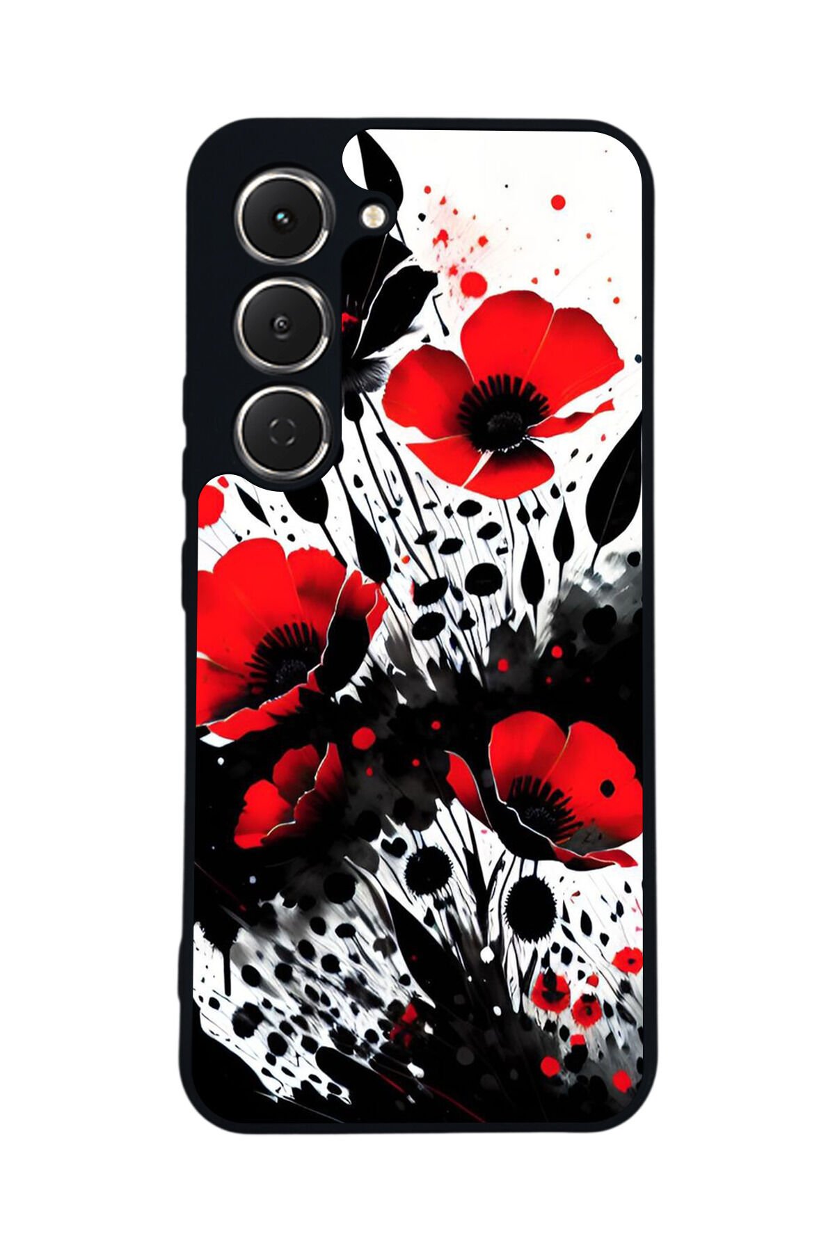 Tecno Spark 40 Pro Uyumlu Floral Tasarımlı Glossy Premium Kılıf
