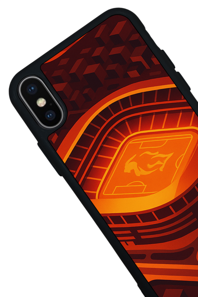 iPhone X/ XS Uyumlu Aslan Tasarımlı Glossy Premium Kılıf