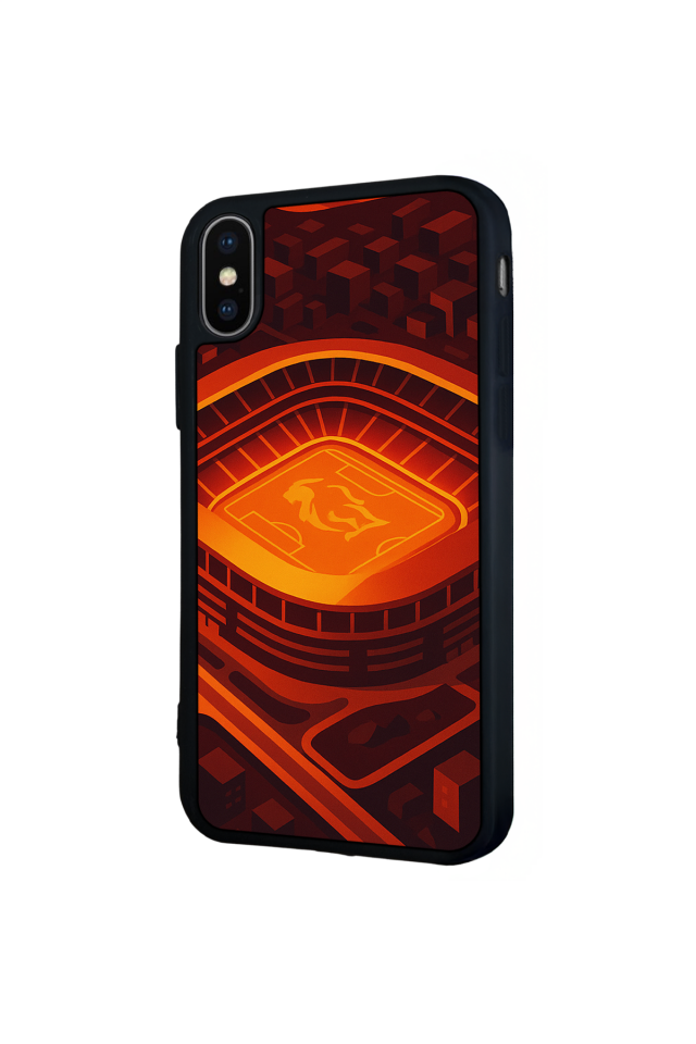 iPhone X/ XS Uyumlu Aslan Tasarımlı Glossy Premium Kılıf