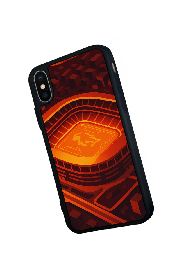 iPhone X/ XS Uyumlu Aslan Tasarımlı Glossy Premium Kılıf