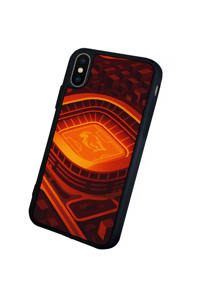 iPhone X/ XS Uyumlu Aslan Tasarımlı Glossy Premium Kılıf