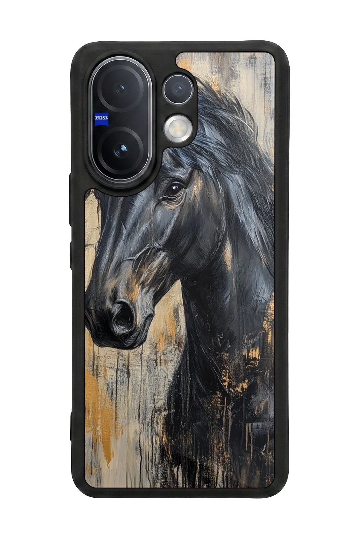 Vivo V60 Uyumlu At Horse Tasarımlı Glossy Premium Kılıf