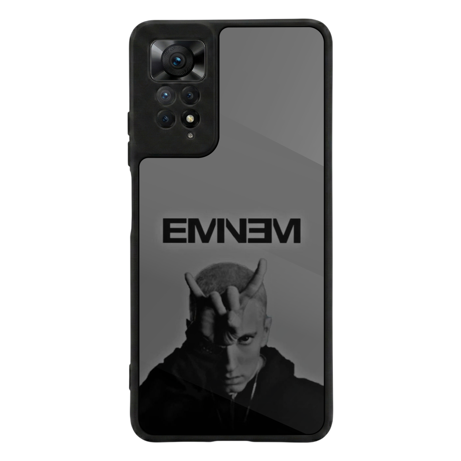 Xiaomi Redmi Note 11 Pro Uyumlu Eminem Tasarımlı Glossy Premium Kılıf