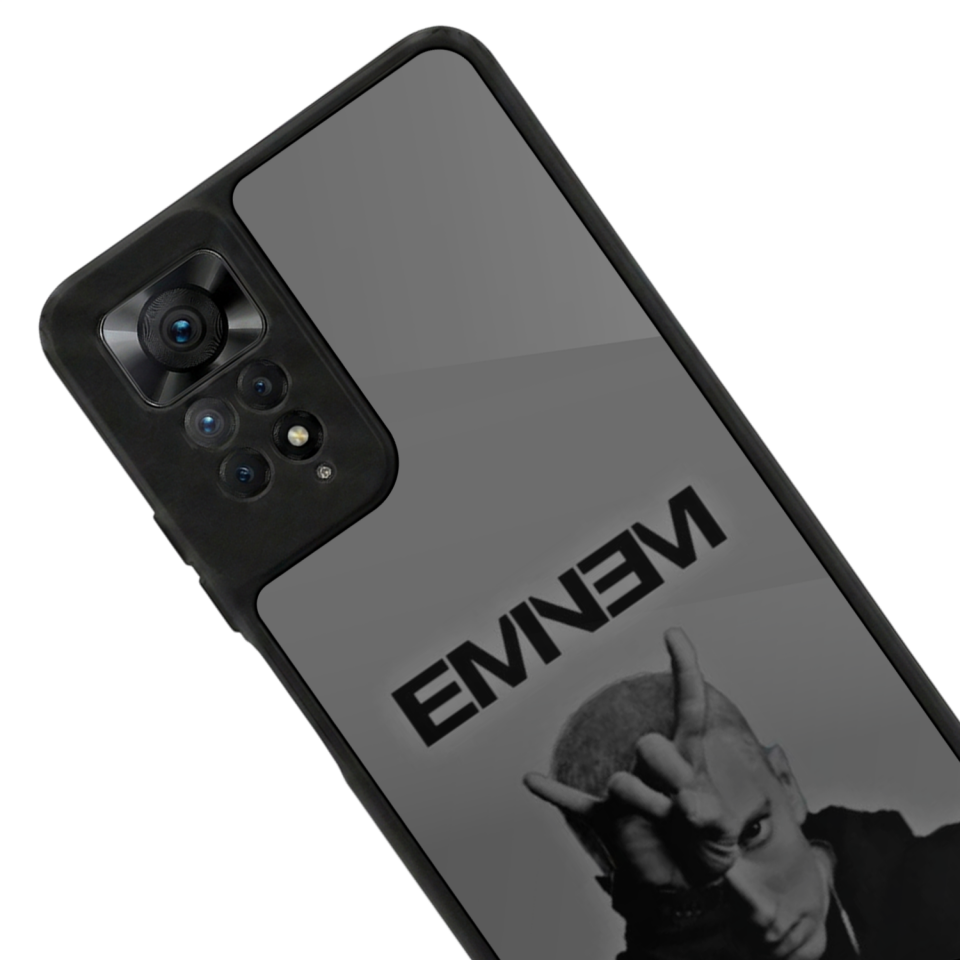 Xiaomi Redmi Note 11 Pro Uyumlu Eminem Tasarımlı Glossy Premium Kılıf