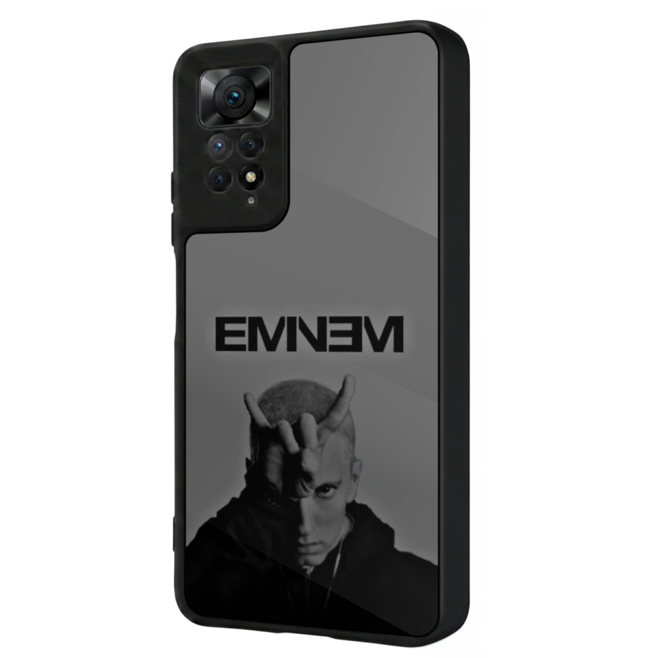 Xiaomi Redmi Note 11 Pro Uyumlu Eminem Tasarımlı Glossy Premium Kılıf
