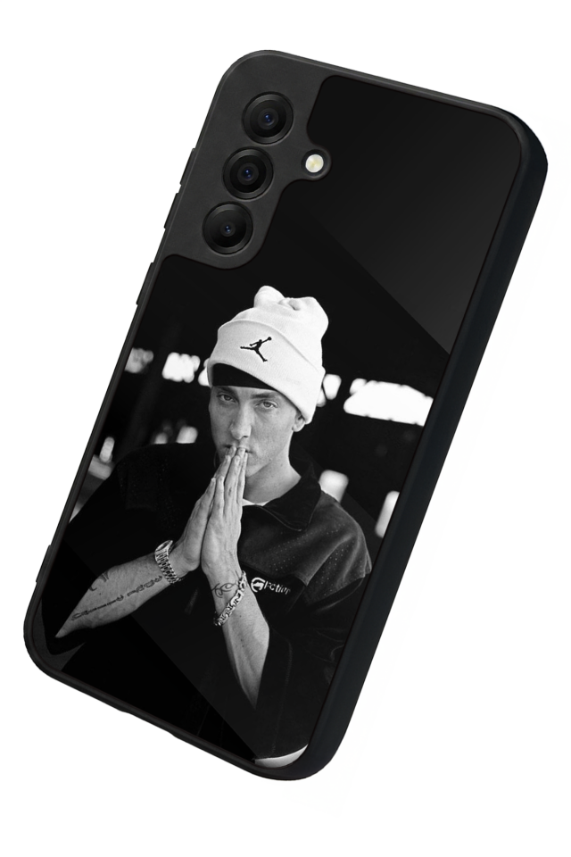 Samsung Galaxy A17 Uyumlu Eminem Tasarımlı Glossy Premium Kılıf