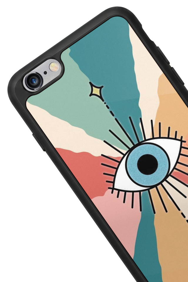 iPhone 6 Plus Uyumlu Göz Tasarımlı Glossy Premium Kılıf