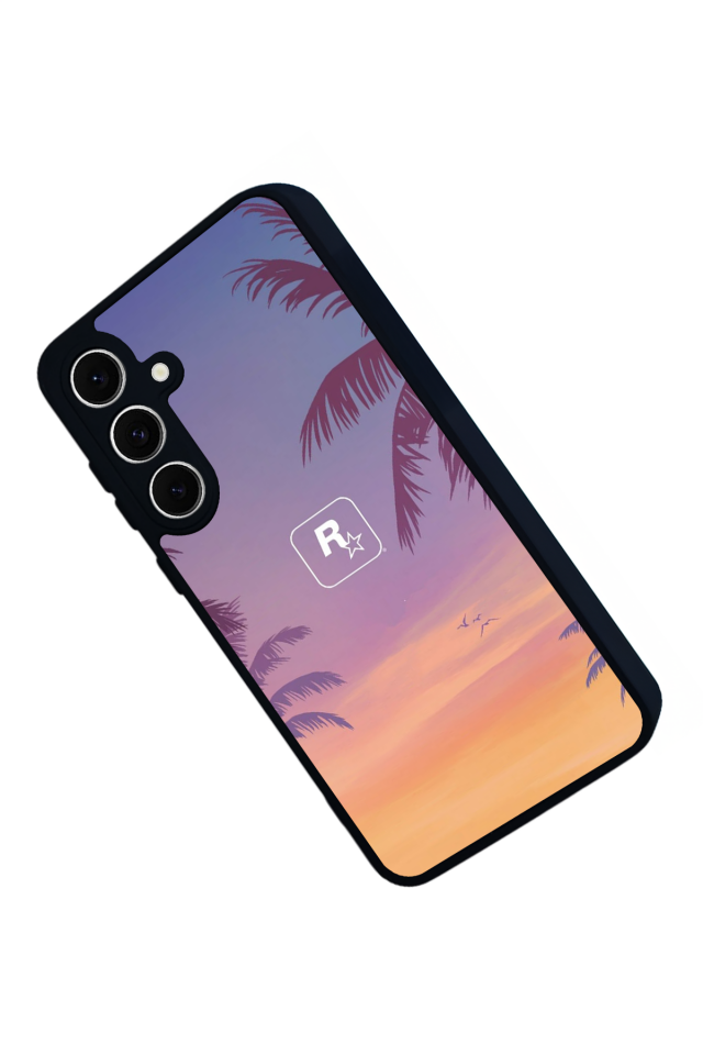 Samsung Galaxy S24 FE Uyumlu GTA Tasarımlı Glossy Premium Kılıf