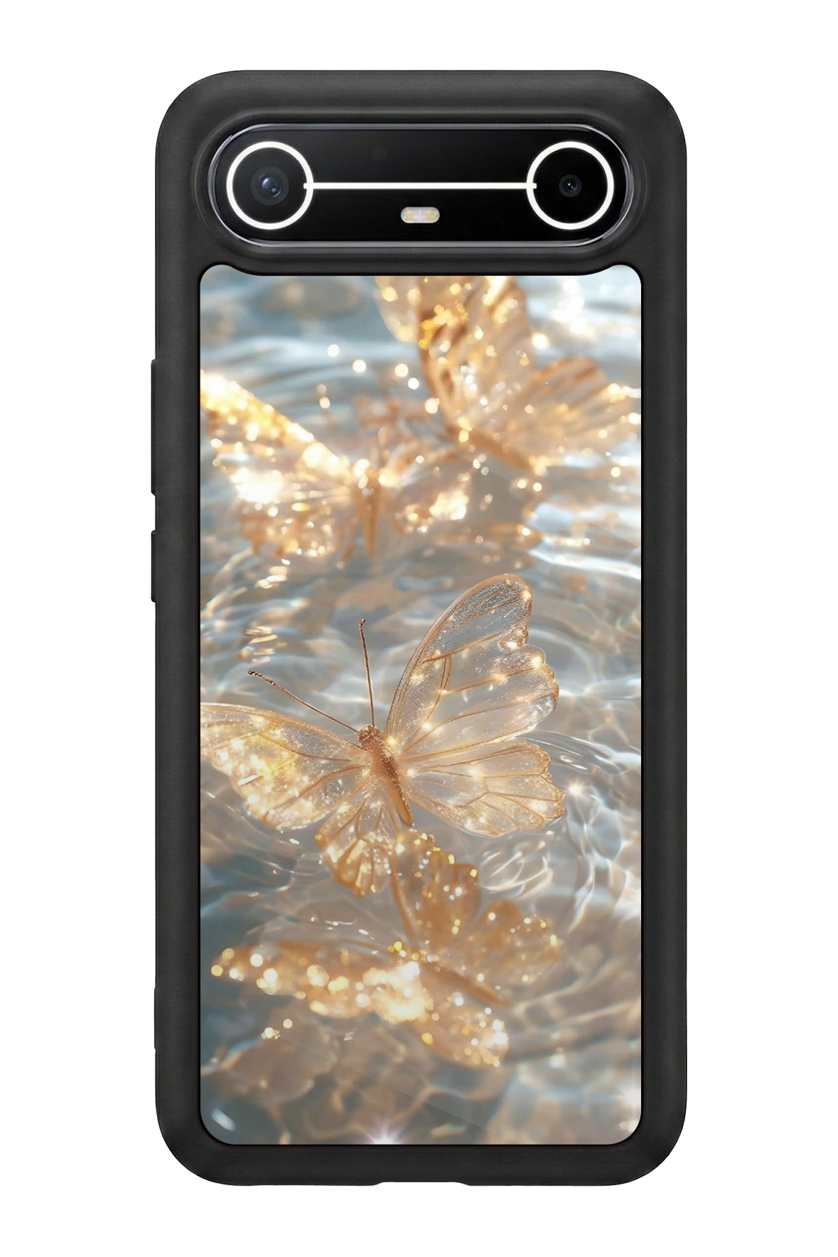Tecno Spark Slim 5G Uyumlu Kelebek Tasarımlı Glossy Premium Kılıf