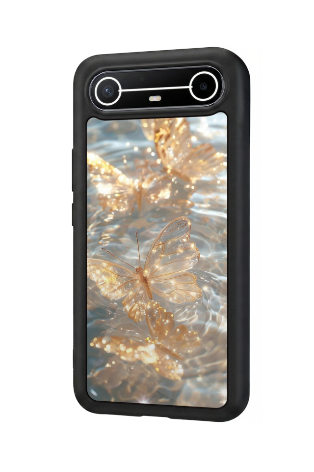 Tecno Spark Slim 5G Uyumlu Kelebek Tasarımlı Glossy Premium Kılıf