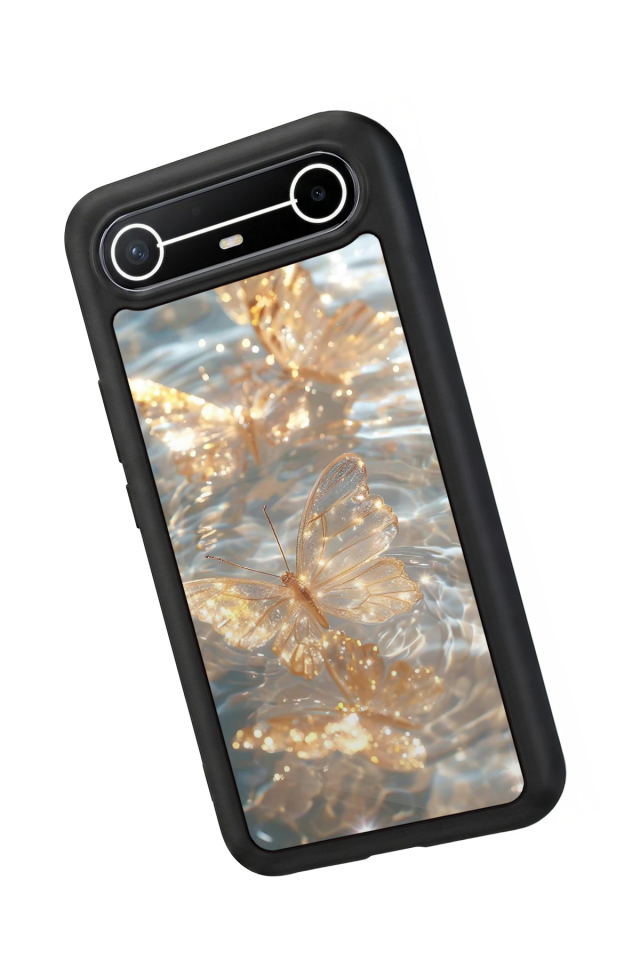 Tecno Spark Slim 5G Uyumlu Kelebek Tasarımlı Glossy Premium Kılıf