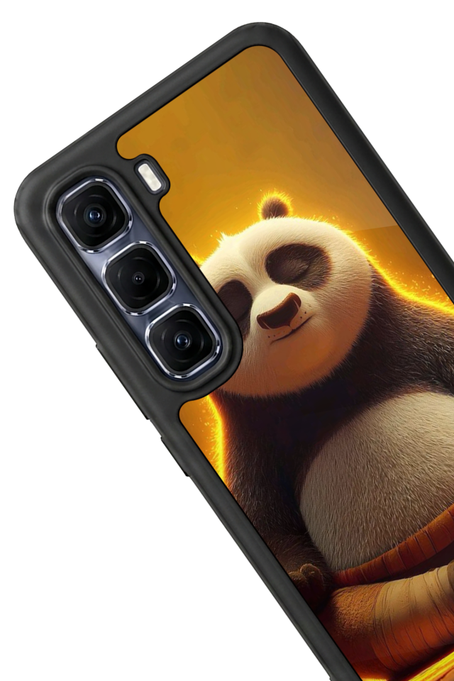 Infinix Hot 60 Pro Plus Uyumlu Kung Fu Panda Tasarımlı Glossy Premium Kılıf