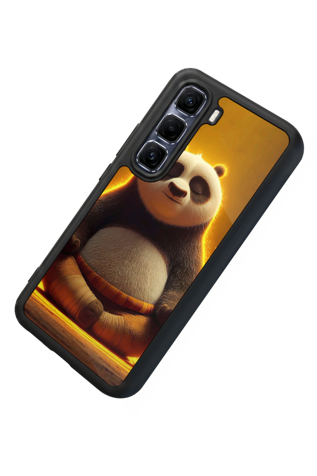 Infinix Hot 60 Pro Plus Uyumlu Kung Fu Panda Tasarımlı Glossy Premium Kılıf