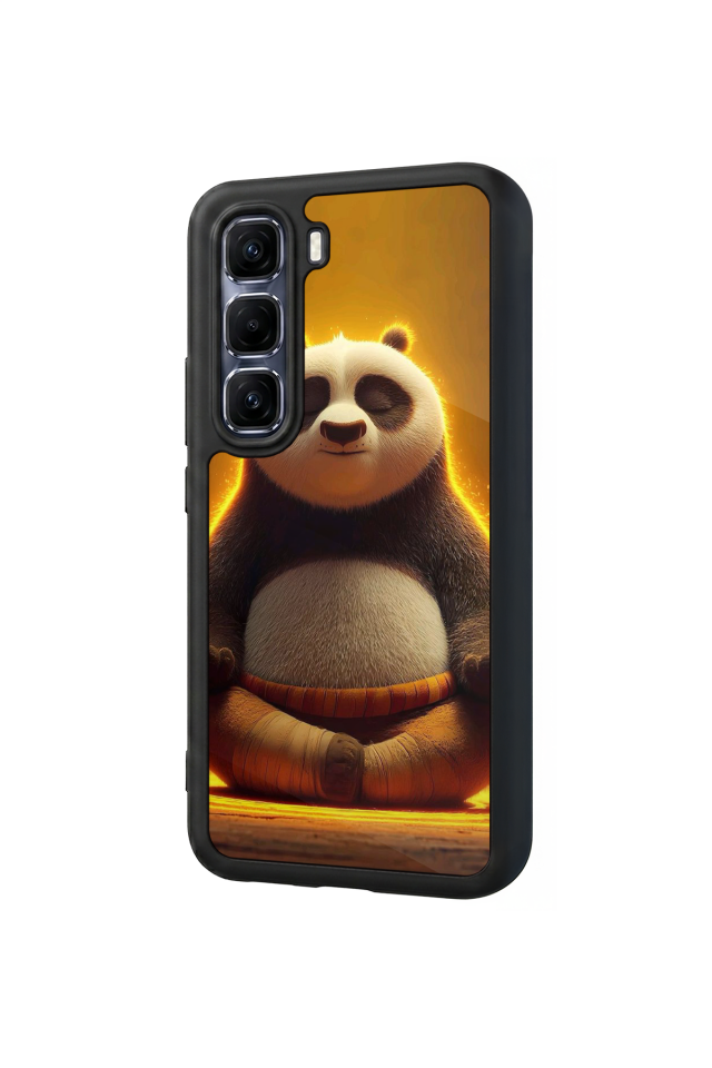 Infinix Hot 60 Pro Plus Uyumlu Kung Fu Panda Tasarımlı Glossy Premium Kılıf