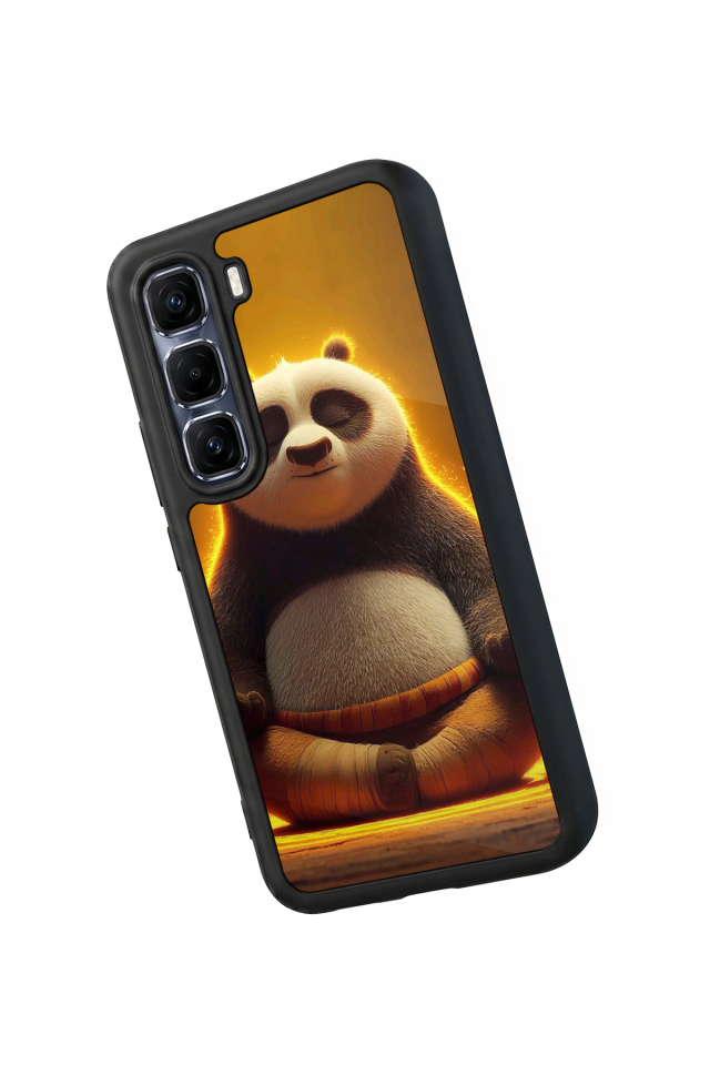 Infinix Hot 60 Pro Plus Uyumlu Kung Fu Panda Tasarımlı Glossy Premium Kılıf
