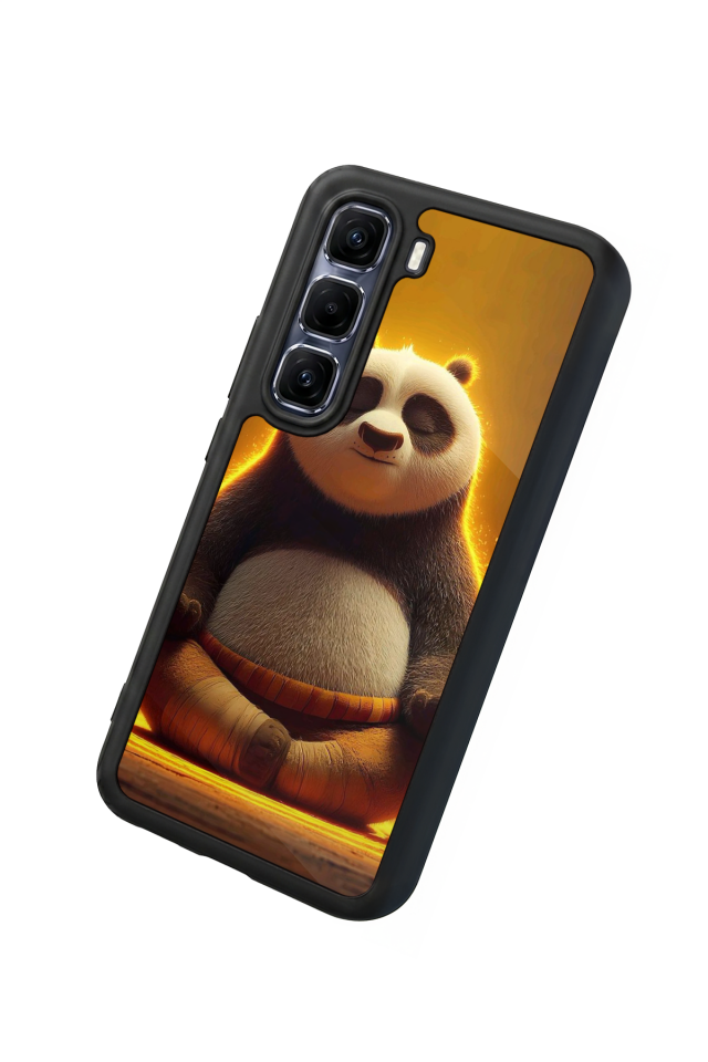 Infinix Hot 60 Pro Plus Uyumlu Kung Fu Panda Tasarımlı Glossy Premium Kılıf