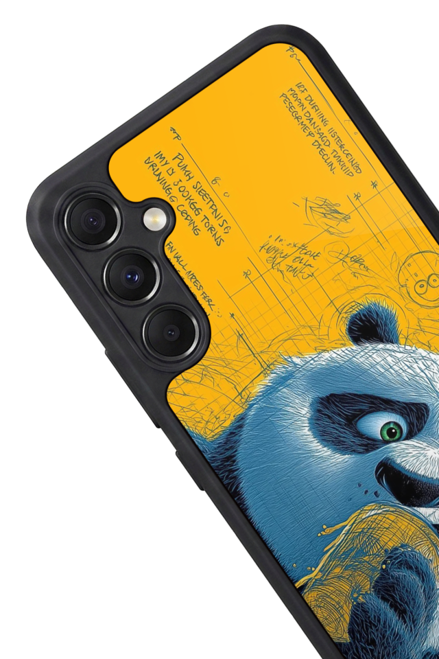 Samsung Galaxy A34 Uyumlu Kung Fu Panda Tasarımlı Glossy Premium Kılıf