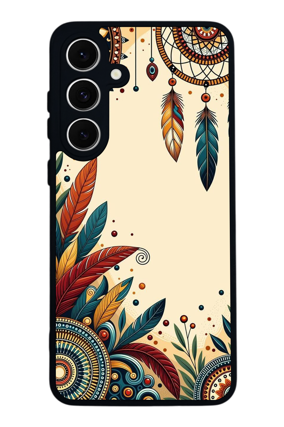 Samsung Galaxy S24 FE Uyumlu Mandala Tasarımlı Glossy Premium Kılıf