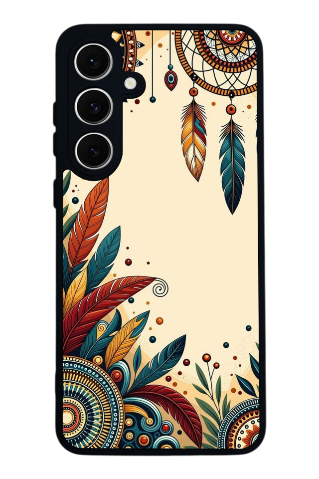 Samsung Galaxy S24 FE Uyumlu Mandala Tasarımlı Glossy Premium Kılıf