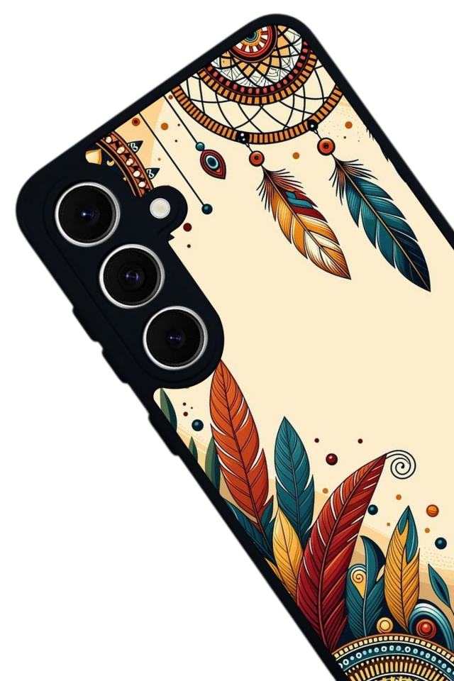 Samsung Galaxy S24 FE Uyumlu Mandala Tasarımlı Glossy Premium Kılıf