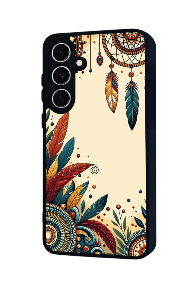 Samsung Galaxy S24 FE Uyumlu Mandala Tasarımlı Glossy Premium Kılıf