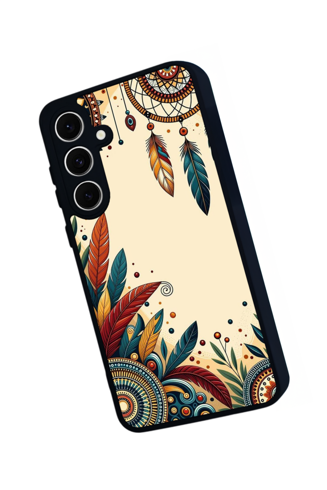 Samsung Galaxy S24 FE Uyumlu Mandala Tasarımlı Glossy Premium Kılıf