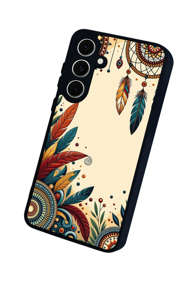 Samsung Galaxy S24 FE Uyumlu Mandala Tasarımlı Glossy Premium Kılıf