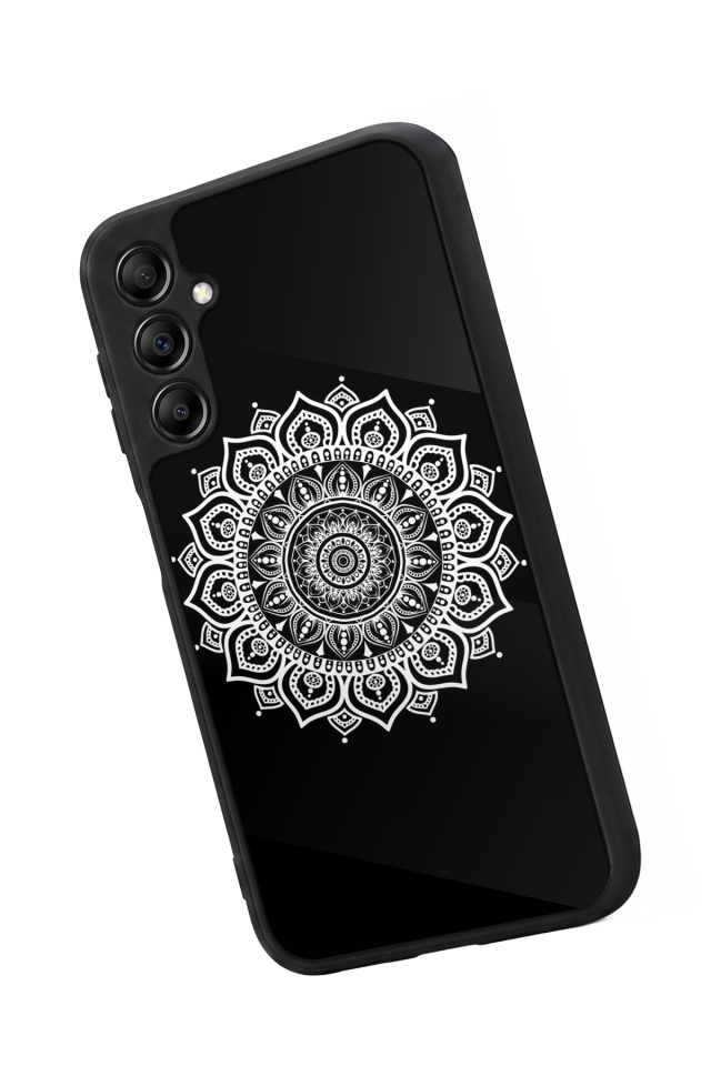 Samsung Galaxy A14 Uyumlu Mandala Tasarımlı Glossy Premium Kılıf