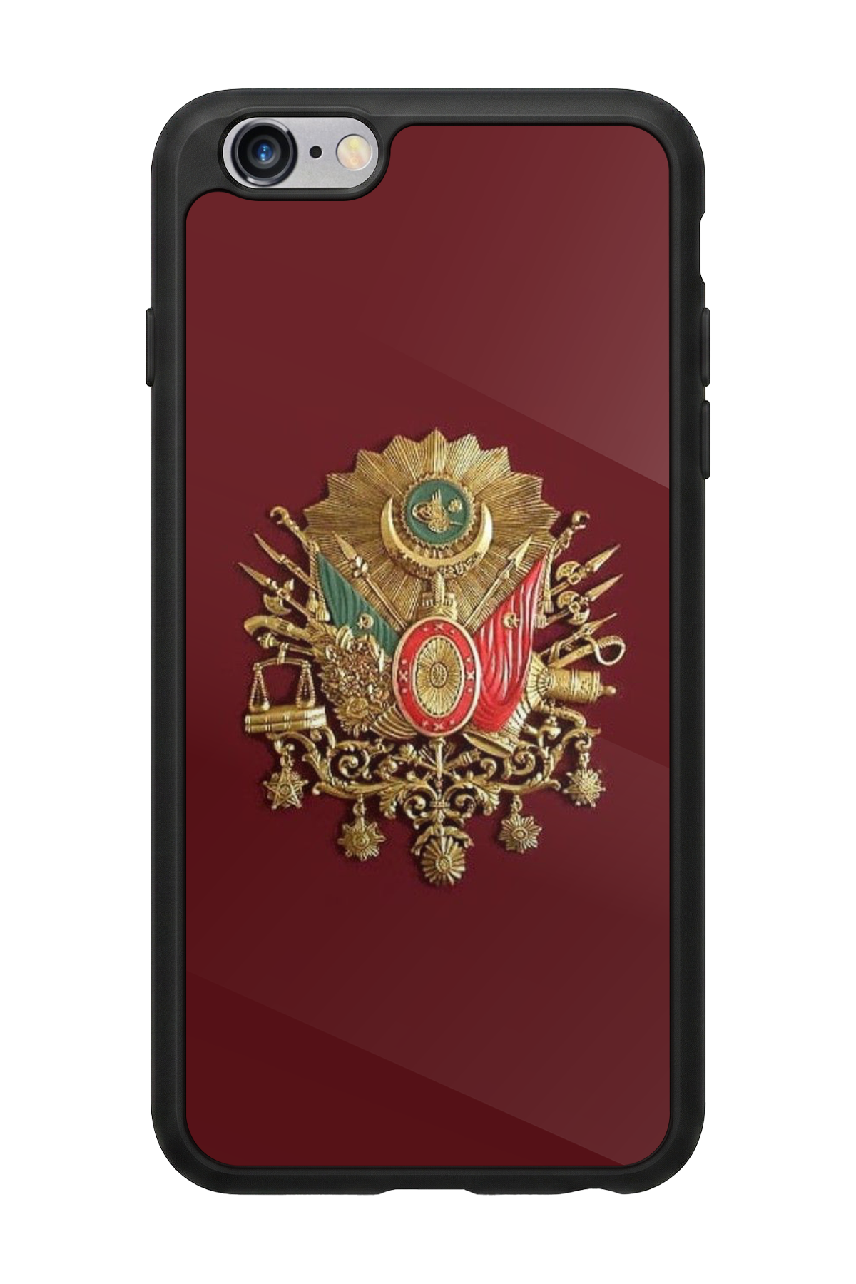 iPhone 6 Plus Uyumlu Osmanli Tugrasi Tasarımlı Glossy Premium Kılıf