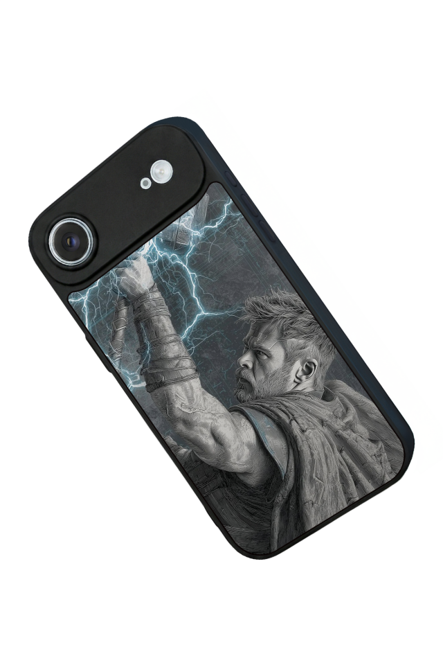 iPhone 17 Air Uyumlu Thor Tasarımlı Glossy Premium Kılıf