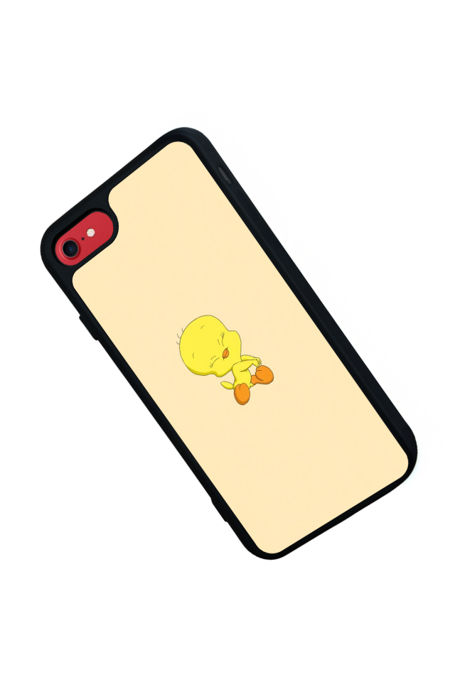 iPhone 8 Uyumlu Tweety Tasarımlı Glossy Premium Kılıf
