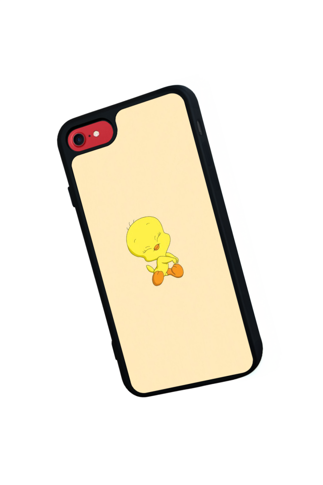 iPhone 8 Uyumlu Tweety Tasarımlı Glossy Premium Kılıf