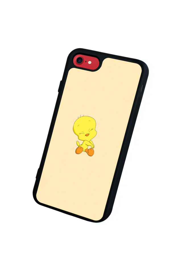 iPhone 8 Uyumlu Tweety Tasarımlı Glossy Premium Kılıf