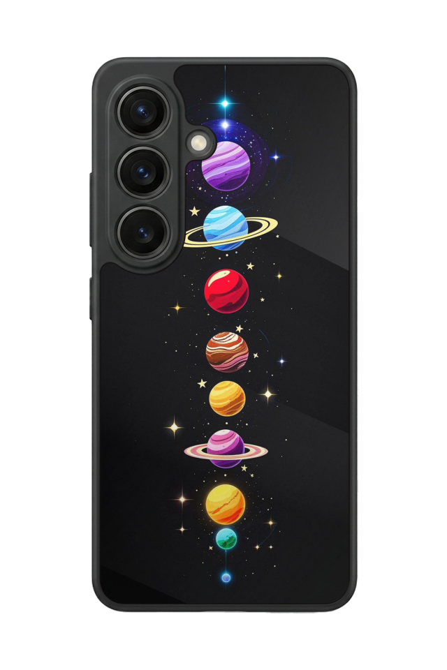 Samsung Galaxy S26 Uyumlu Uzay Tasarımlı Glossy Premium Kılıf