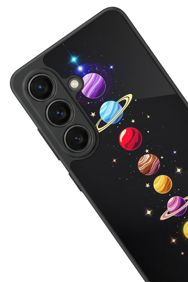 Samsung Galaxy S26 Uyumlu Uzay Tasarımlı Glossy Premium Kılıf
