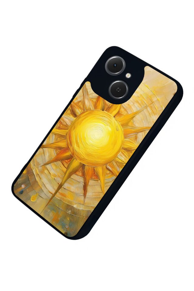 Tecno Spark 40C Uyumlu Güneş Tasarımlı Glossy Premium Kılıf