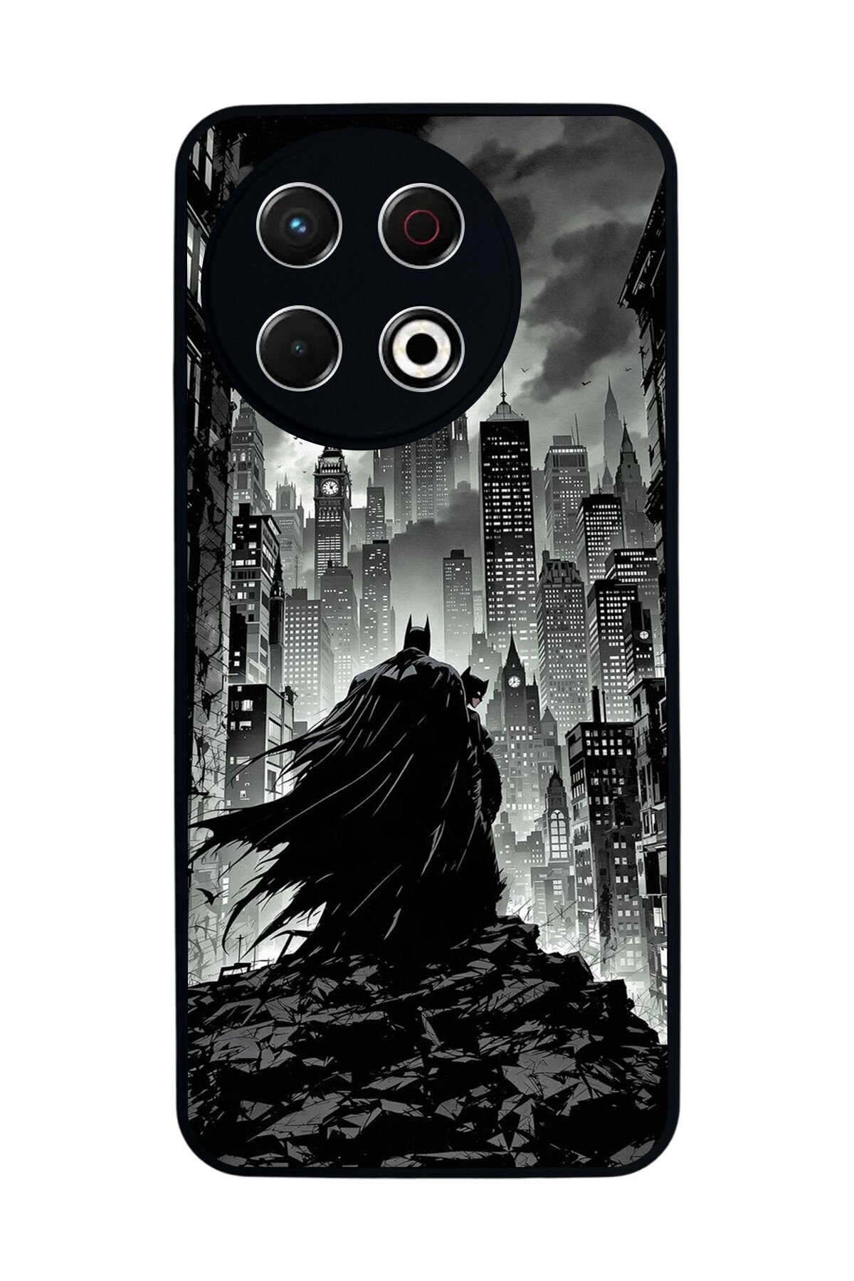 Tecno Spark 30 Pro Uyumlu Batman Tasarımlı Glossy Premium Kılıf