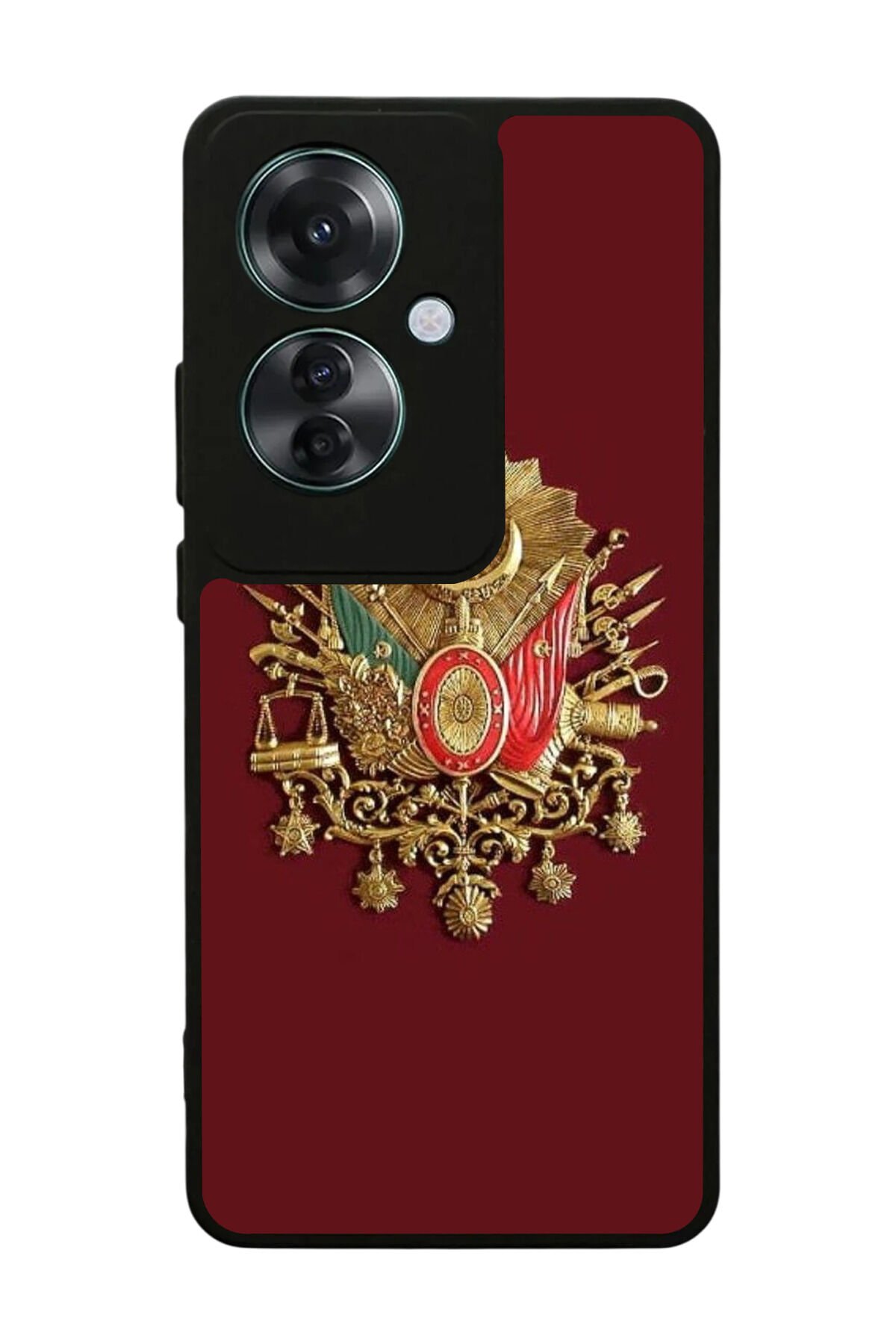 Oppo Reno 11F Uyumlu Osmanli Tugrasi Tasarımlı Glossy Premium Kılıf