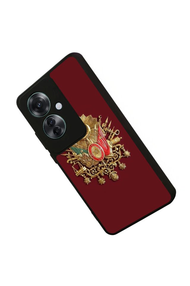 Oppo Reno 11F Uyumlu Osmanli Tugrasi Tasarımlı Glossy Premium Kılıf