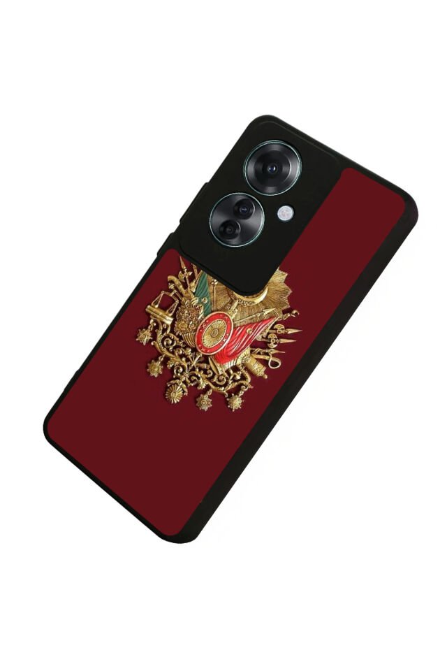 Oppo Reno 11F Uyumlu Osmanli Tugrasi Tasarımlı Glossy Premium Kılıf