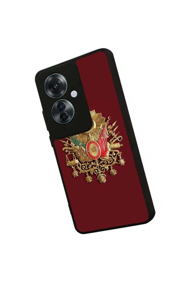 Oppo Reno 11F Uyumlu Osmanli Tugrasi Tasarımlı Glossy Premium Kılıf