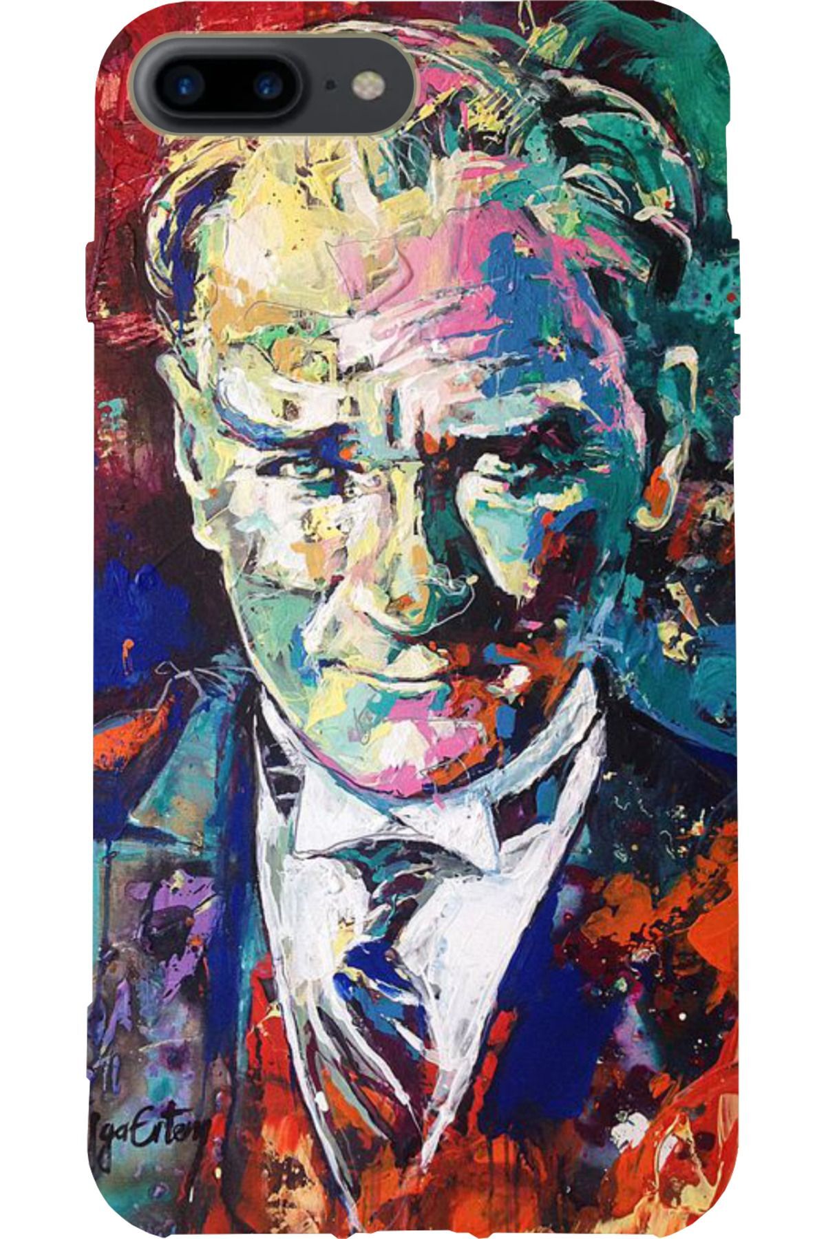 Apple iPhone 7 Plus Siyah Silikon Kılıf Çiziklere ve Darbelere Karşı Koruma