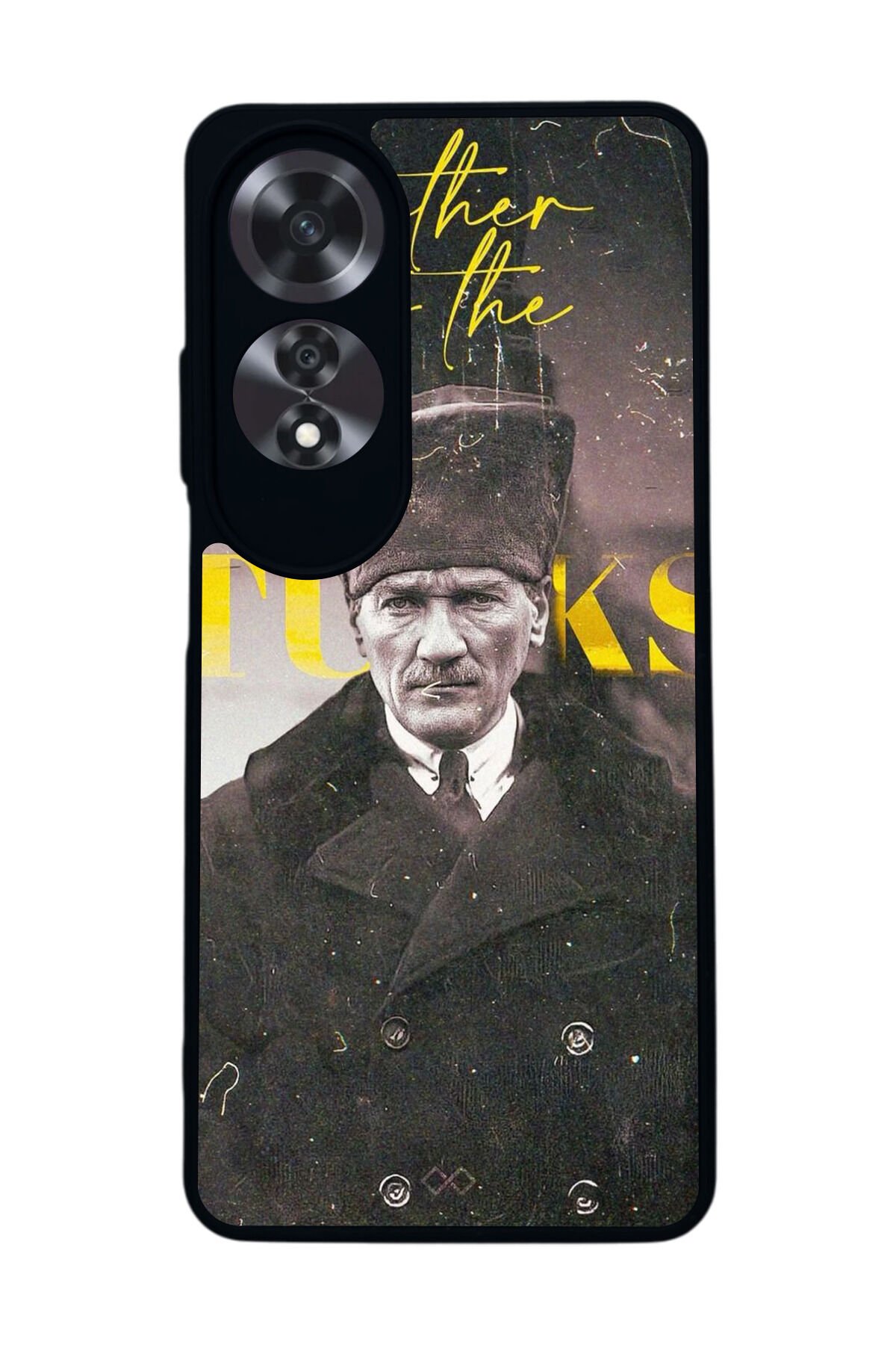 Oppo A60 Mat Siyah uyumlu Kılıf – Yumuşak Silikon, Koruyucu, Şok Emici Kapak