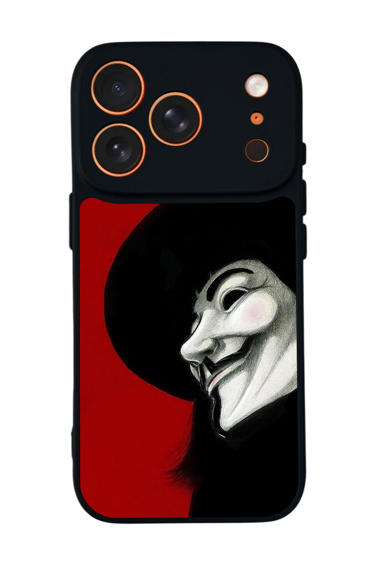 iPhone 17 Pro Max Uyumlu Vendetta Tasarımlı Glossy Premium Kılıf
