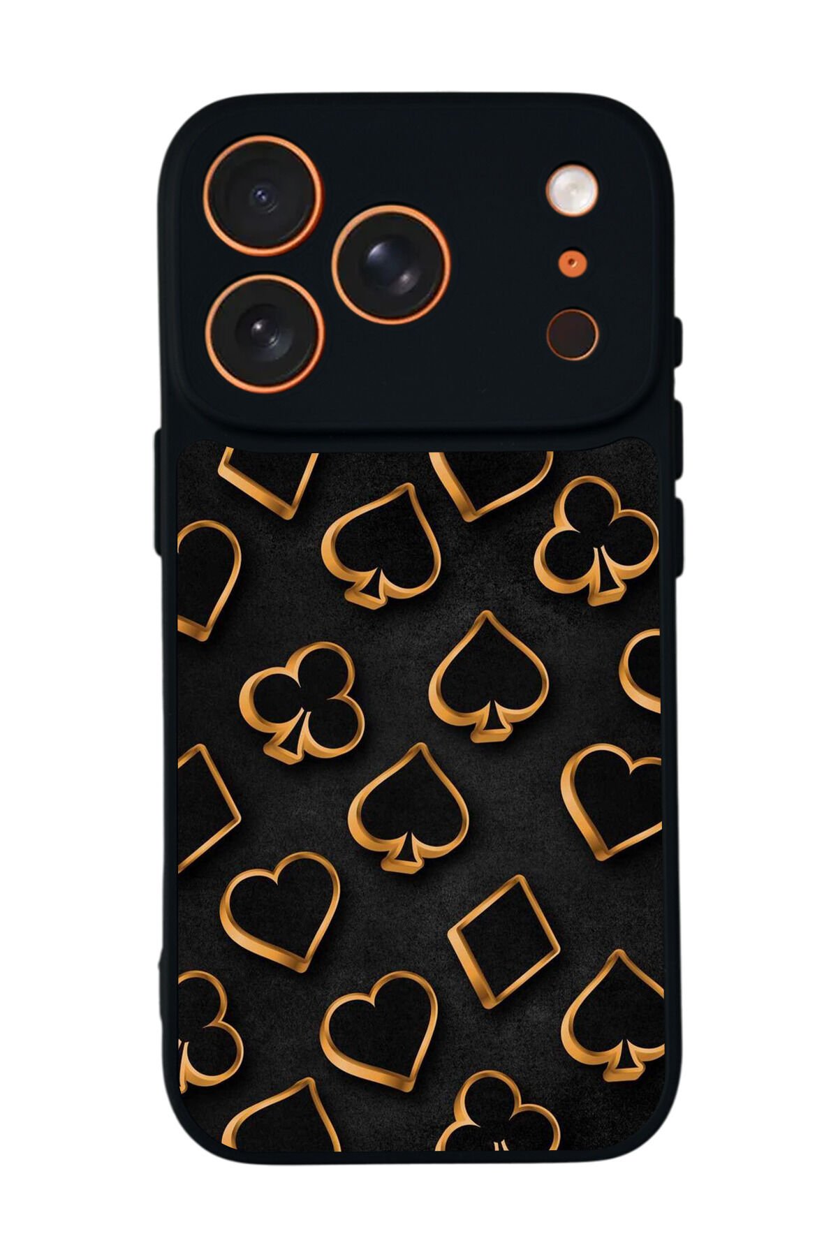 iPhone 17 Pro Uyumlu Kart Tasarımlı Glossy Premium Kılıf