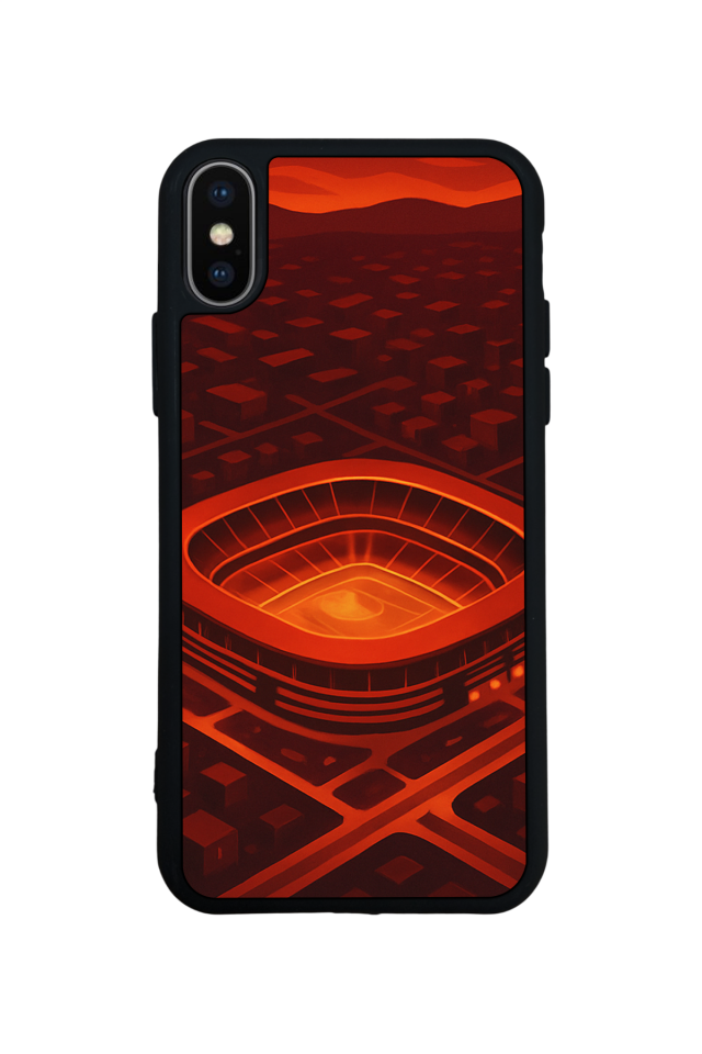 iPhone X/ XS Uyumlu Aslan Tasarımlı Glossy Premium Kılıf