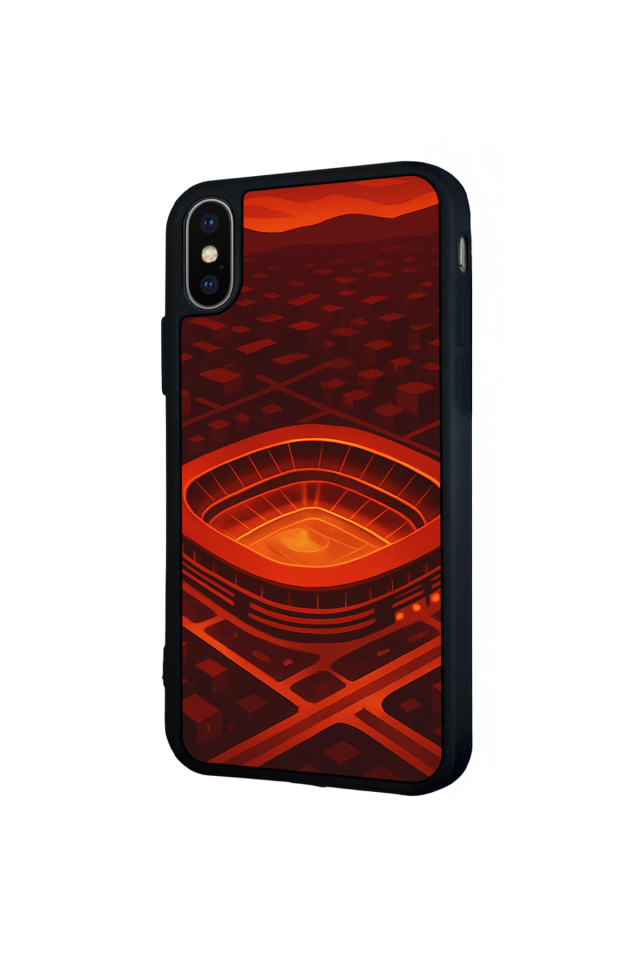 iPhone X/ XS Uyumlu Aslan Tasarımlı Glossy Premium Kılıf