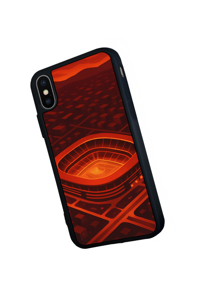iPhone X/ XS Uyumlu Aslan Tasarımlı Glossy Premium Kılıf