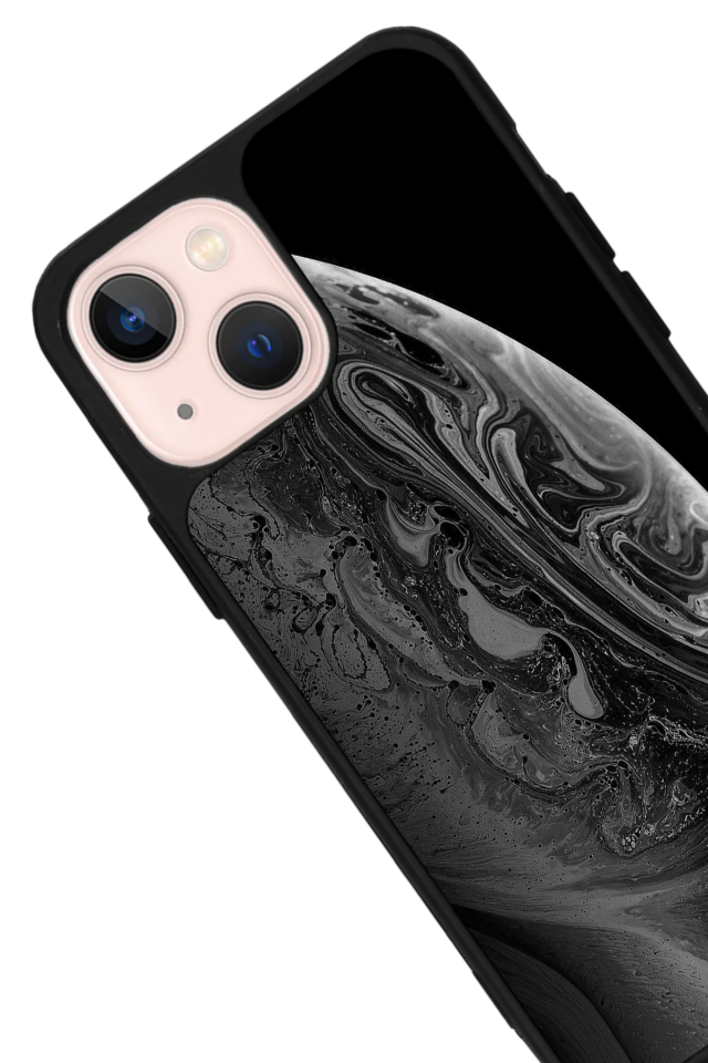 iPhone 13 Mini Uyumlu Ay Tasarımlı Glossy Premium Kılıf