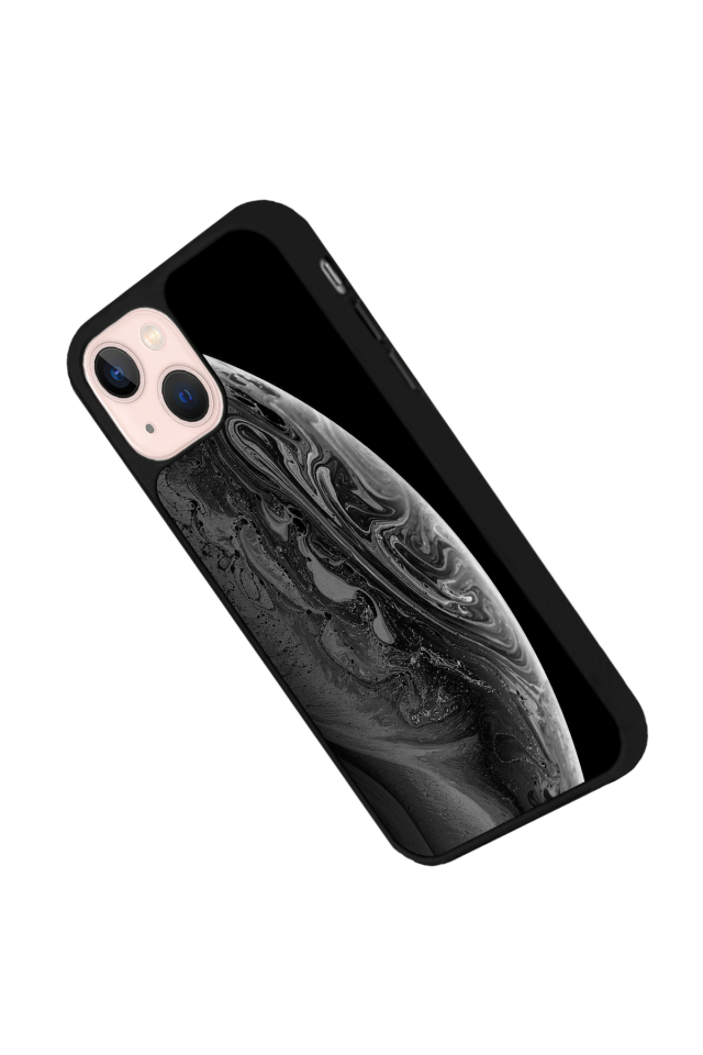 iPhone 13 Mini Uyumlu Ay Tasarımlı Glossy Premium Kılıf
